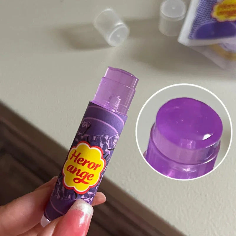 Fruit Moisturizing Lip Balm Grapes Makeup Jelly Lighten Lines Plump Care Tint Nude Lipstick Primer Colorless Lip Care Wholesale